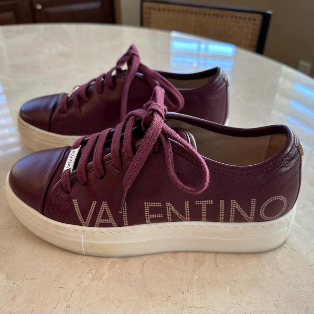 Valentino leather sneakers